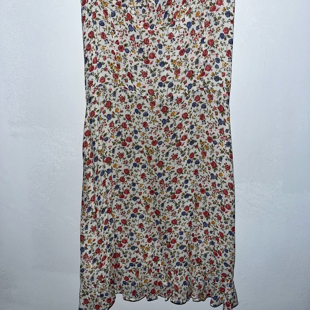 Reformation Paris Floral Ronan Mini Dress Size 6 - Picture 6 of 12